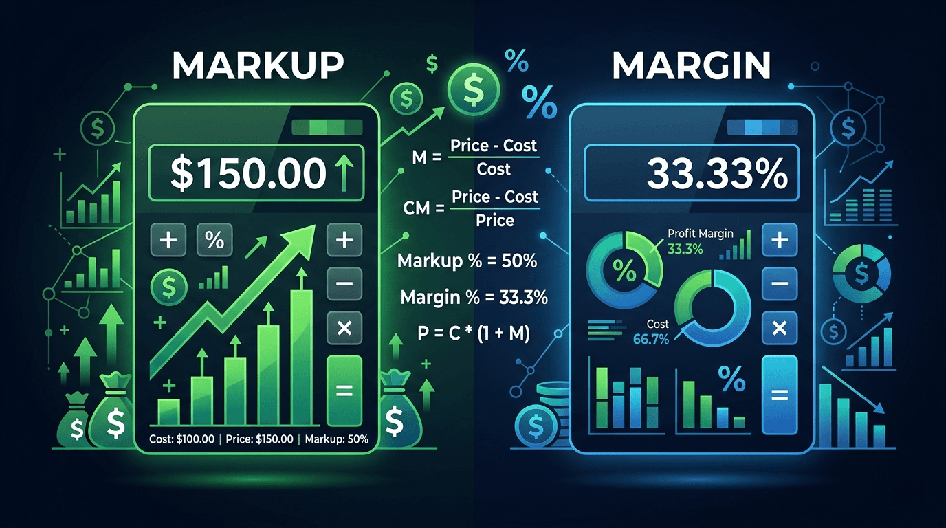 Markup vs Margin — What's the Difference and How to Calculate Both
