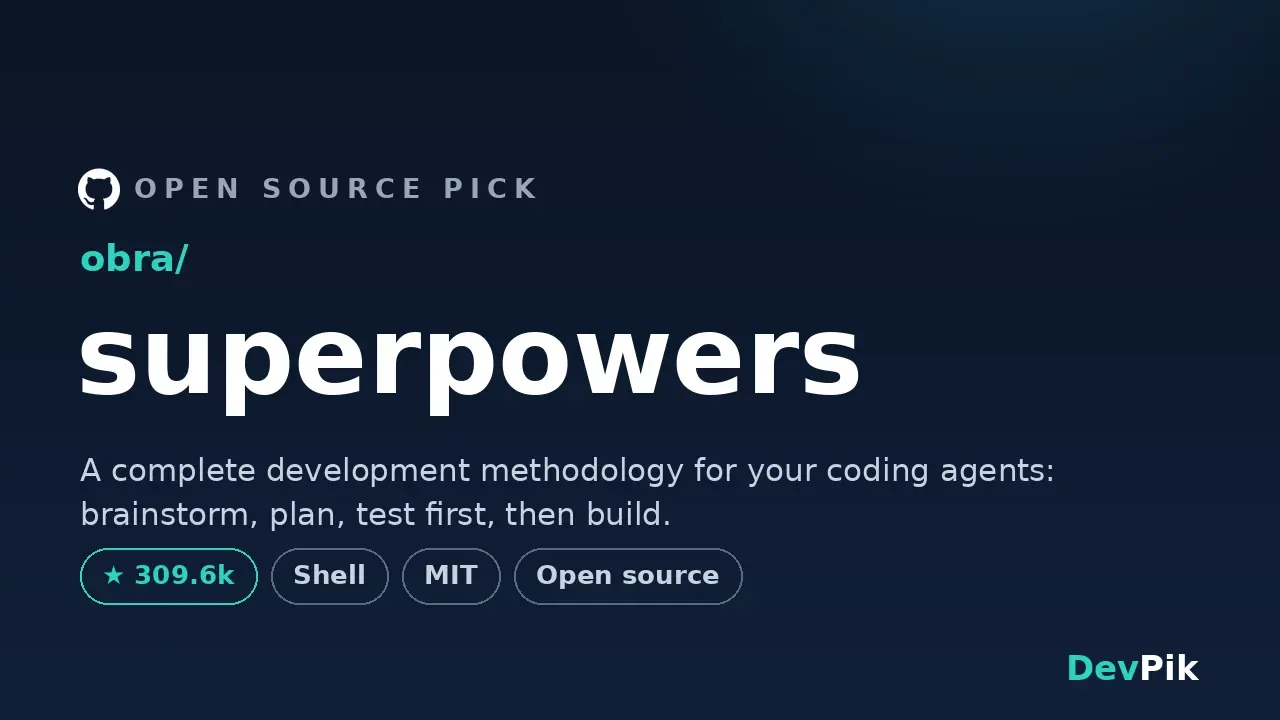 Superpowers: The Open-Source Method That Stops Your AI Agent Rushing to Code