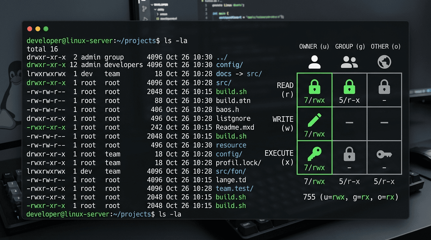 Linux File Permissions Explained: The Complete chmod Guide for Developers