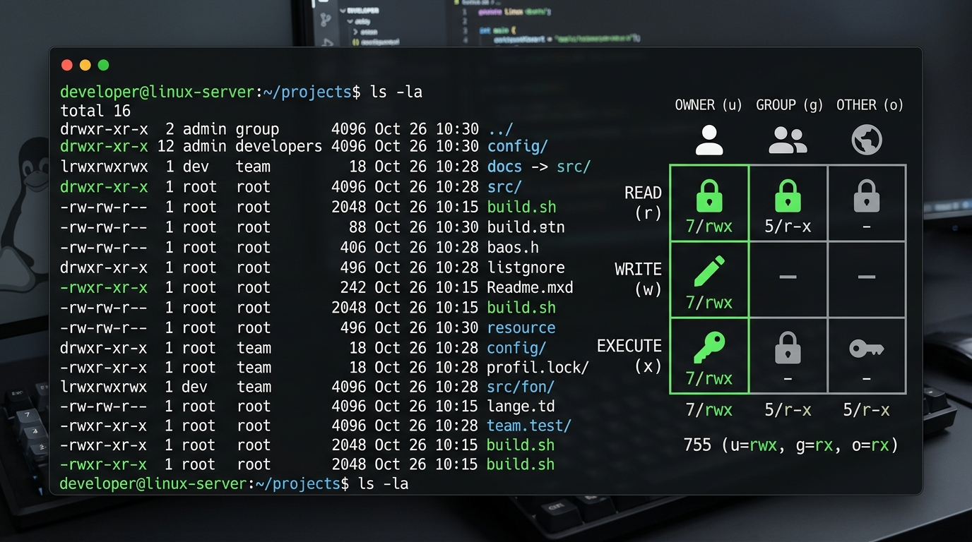 chmod command in linux: complete file permissions... Linux File Permissions Explained: The Complete chmod Guide | DevPik